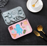 Christmas Silicone Molds Santa Clause Stocks, Gift, Snowman