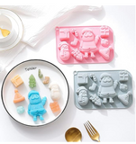 Christmas Silicone Molds Santa Clause Stocks, Gift, Snowman