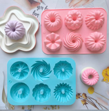 Mini Fluted Cake Pan, 6-Cavity ,