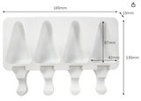 Popsicles Molds, Cake Pop Mold 4 Cavities