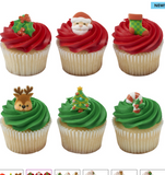 Holly Jolly dec-ons Decorations 12 ct