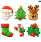 Holly Jolly dec-ons Decorations 12 ct