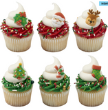 Holly Jolly dec-ons Decorations 12 ct