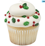 Holly Berries & Leaves Mix Sugar Candy Decorations