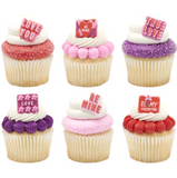 Valentine's Day - Sweet Valentine Assortment Dec-Ons Decorations 12ct