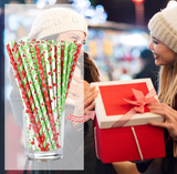 Christmas Straws  Disposable,and  Colorful straws