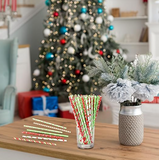 Christmas Straws  Disposable,and  Colorful straws