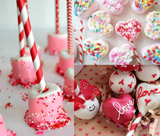 PEPERMINT RED SPIRAL PAPER STRAWS