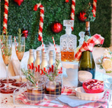 PEPERMINT RED SPIRAL PAPER STRAWS