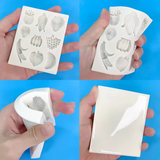 Mini Fruit Silicone Mold-Faux Fake Bake-Resin Clay Soap Candle Fondant Chocolate Mold