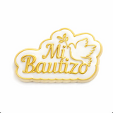 Mi Bautizo With Dove Cookie Cutter and Stamp with Size Option