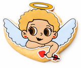 Valentine’s Girl Angel of Love Cookie Cutter and Stamp