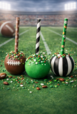 Football Party Paper Straws – 20 Count