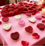 Heart Shaped Silicone Molds, 10-Style Valentines Day Mold Silicone 1PCS