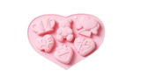 1 Pieces Bear and Heart Shape Silicone Molds sally