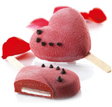Heart-Shaped Ice Cream Popsicle Cakesicle Mold