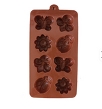 Butterfly Brown Ladybug Flower and bumbple bee Silicone DIY Mold to make Soap Candle Chocolate Candy Tray Mold
