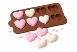 Geometric Heart Mold - 8 Cavities