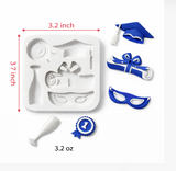 Graduation Theme Silicone Mold