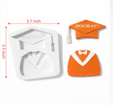 Graduation Hooray Theme Silicone Mold