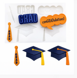 Graduation Words & Cap Silicone Mold