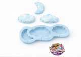 Ballooon Style Cloud & Moon Silicone Mold
