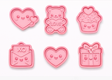 Kawaii Valentine Cuties Cookie Cutter Set – 6 pc