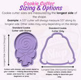 Vintage Cartoon Glove Hand Cookie Cutter & Embosser Stamp Set – Two-Piece Set