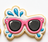 Poolside Splash Sunglasses Cookie Cutter & Embosser Stamp Set