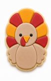 Sweet Harvest Turkey Cookie Cutter & Embosser Stamp Set