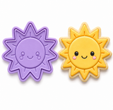 Cute Sunshine Cookie Cutter & Embosser Stamp Set