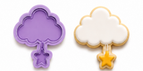 Dream Beyond the Stars Cloud with Hanging Star Cookie Cutter & Embosser Stamp Set