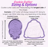 He or She Can't Wait to See Cookie Cutter & Embosser Two-Piece Set