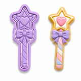 Magic Star Wand Cookie Cutter & Embosser | Two-Piece Set