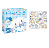 Cute Cat HK And Friends 60pcs / Waterproof Sticker