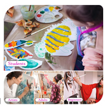 12 pcs Paint Nylon Brush Round