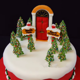 Christmas Fancy Front Door Silicone Mold