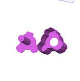 Bunny Bottom Cake Pop Mold W  Embosser