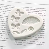 Fans, Bow,  Silicone Mold