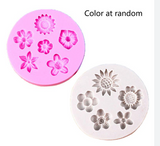 Assorted flowers Silicone mold