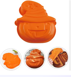 Halloween Pumpkin Baking Pan  Silicone Mold