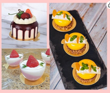 Gold Round Dessert Boards 50 Ct