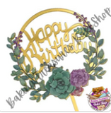 Flower Birthday Cake Topper #6*