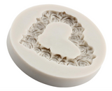 Rose Heart Wreath  Silicone Mold
