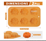 Pumpkin silicone molds Pan for Baking Dessert