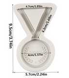 Racecar theme Winner Medallion Silicone Mold