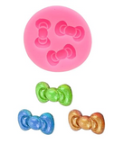 Mini  Bow Trio silicone mold