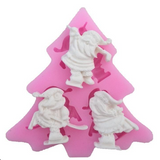 Christmas Santa  Hockey ￼ Silicone Mold