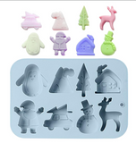 Christmas Silicone Mold Theme 8-cavity
