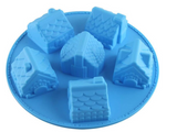 Christmas Village House Silicone Mold